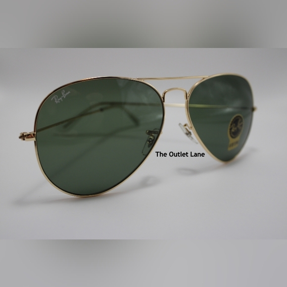 Model Display RayBan Aviator Green RB3025 G15 - Picture 3 of 16